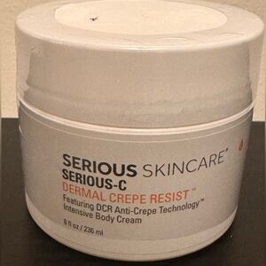 Serious Skincare Serious-C Dermal Crepe Resist Body Cream 8 oz Brand New Sealed